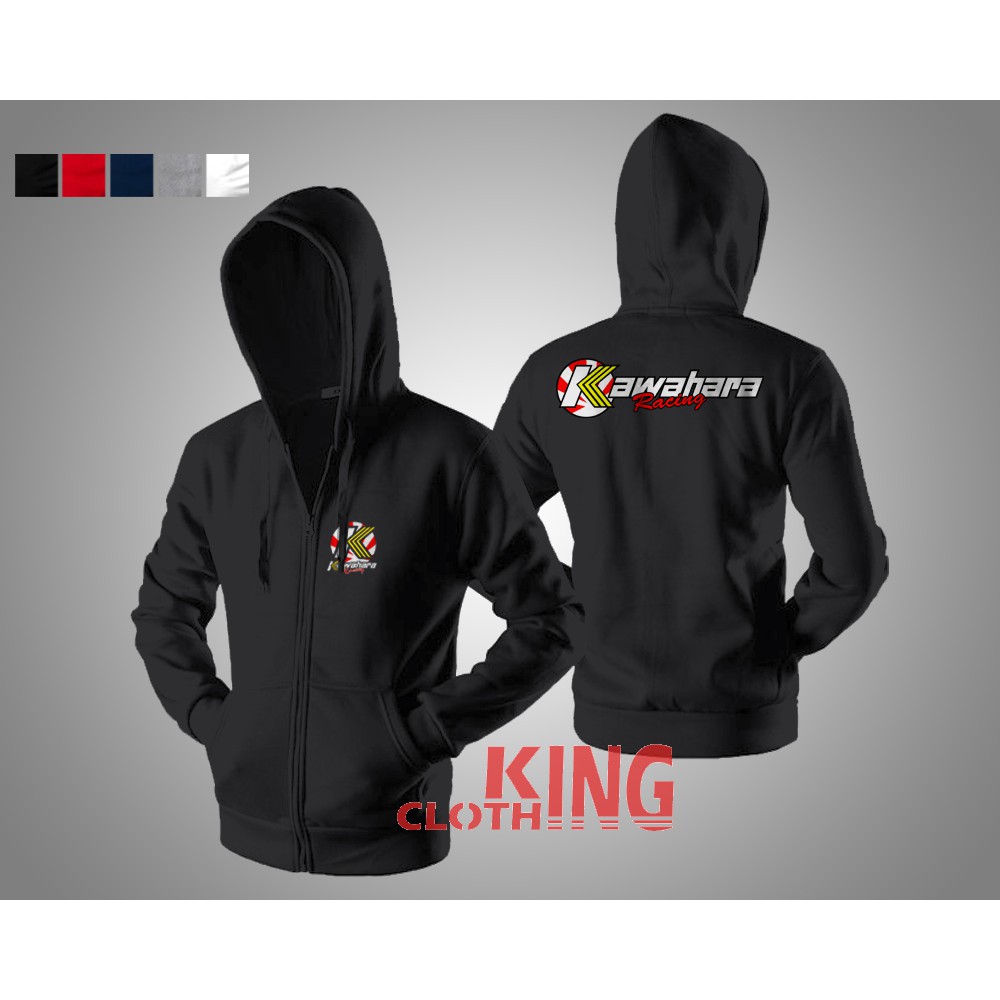 JAKET SWEATER ZIPPER HOODIE KAWAHARA RACING