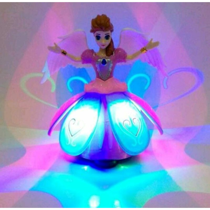 Dancing Angel Girl Mainan Boneka Princess Singing Frozen mainan bayi robot menari