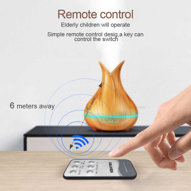 Taffware Air Humidifier Aromatherapy 400ml Remote Control HUMI H113YK