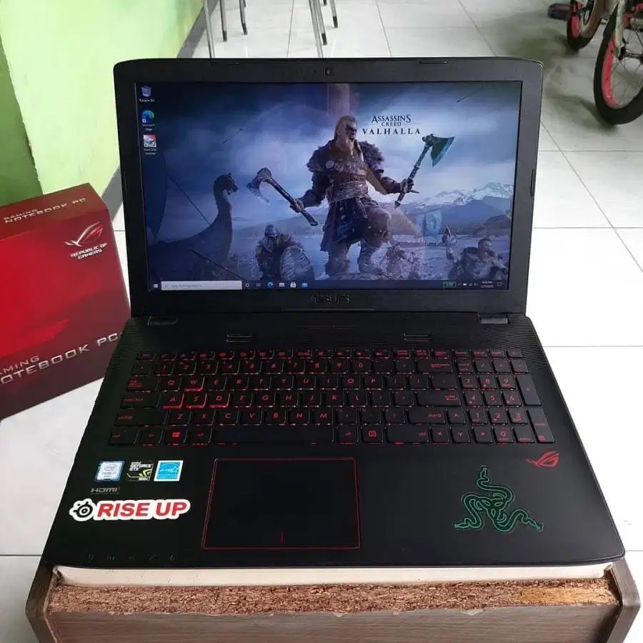 Laptop ASUS ROG i7 RAM 8GB HDD 1TB bekas second