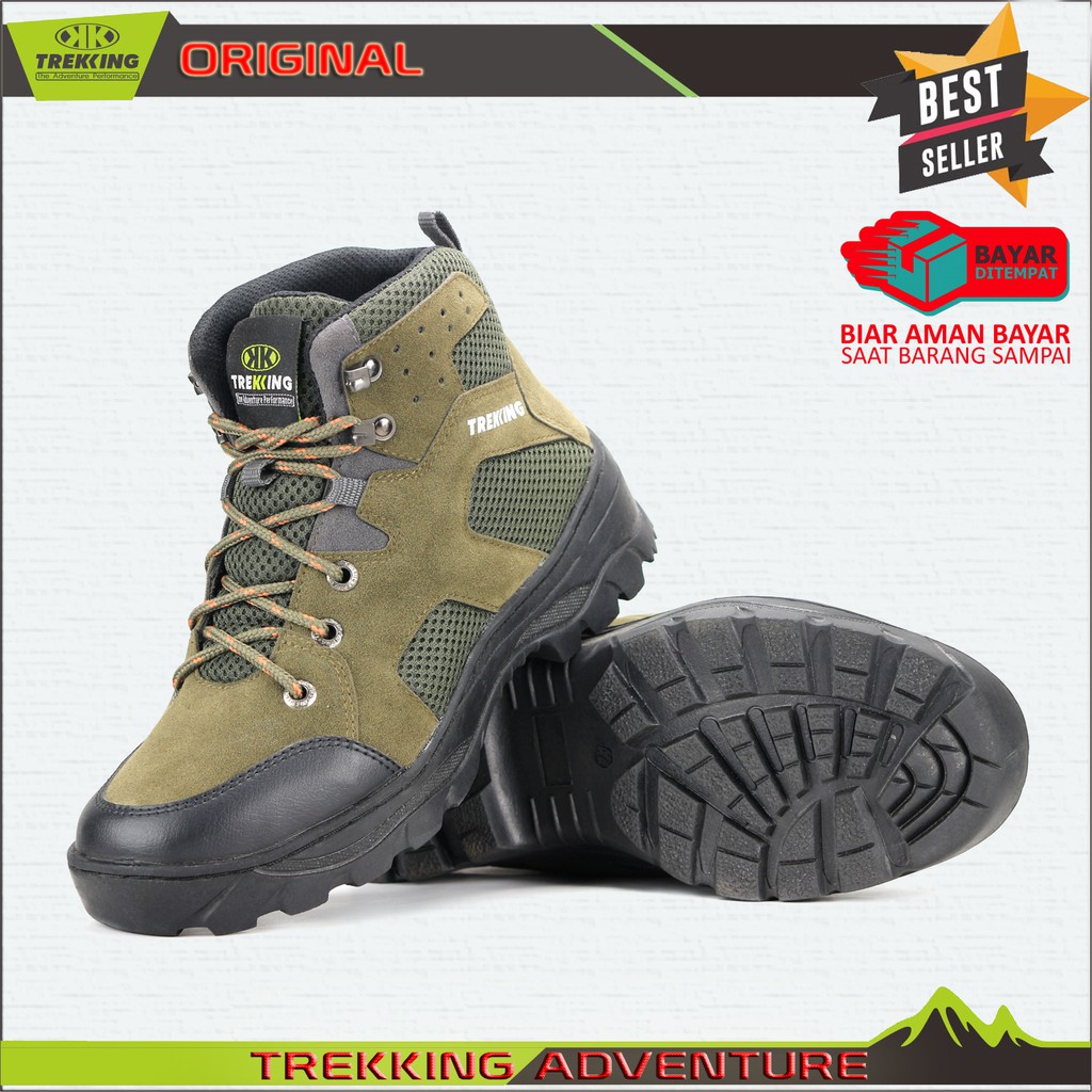 sepatu gunung pria / sepatu trekking tms 125
