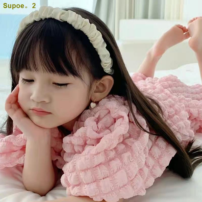 ✱✎㍿Wig anak bayi perempuan lucu rambut panjang manis poni udara vitalitas rambut lurus fotografi khu
