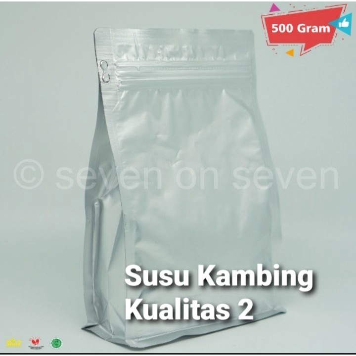 Susu Kambing KUALITAS 2 Kemasan Flat Bottom 500GR