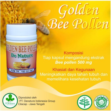 Golden Bee Pollen,Obat Penyubur Kandungan,Program Hamil Promil ORIGINAL HERBAL DENATURE