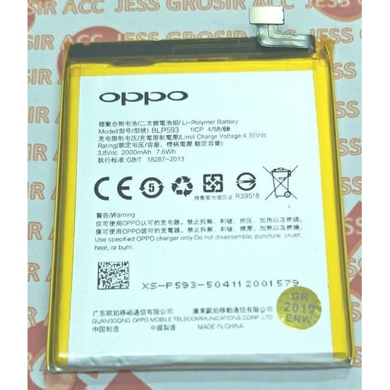 Battery Batre Baterai Oppo A31 Neo 5 R1201 A31U A31C BLP593 BLP-593 BLP 593