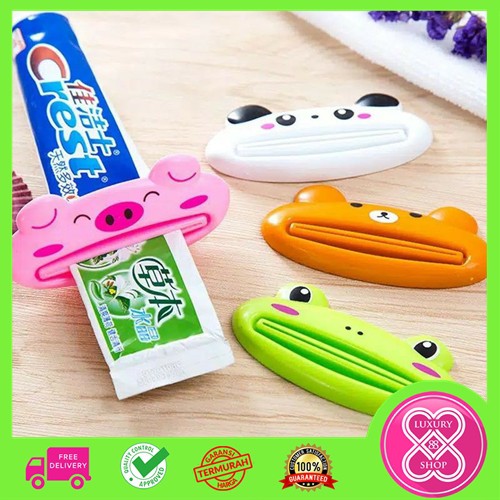 Pencetan / Penjepit Odol Karakter Hewan Lucu / Pasta Gigi Toothpaste Squeezer