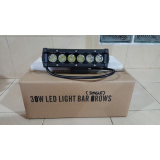 led light bar/ lampu off road 30w single row