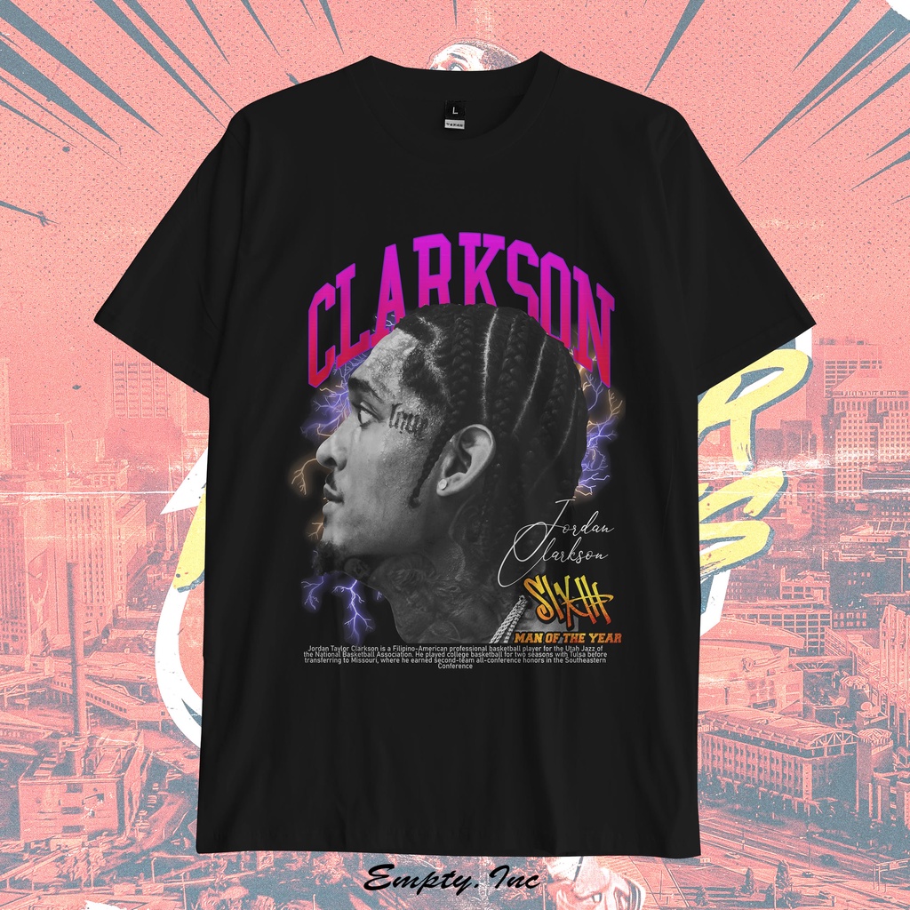 Kaos NBA Jordan Clarkson Vintage Homage Tee Graphic Tshirt