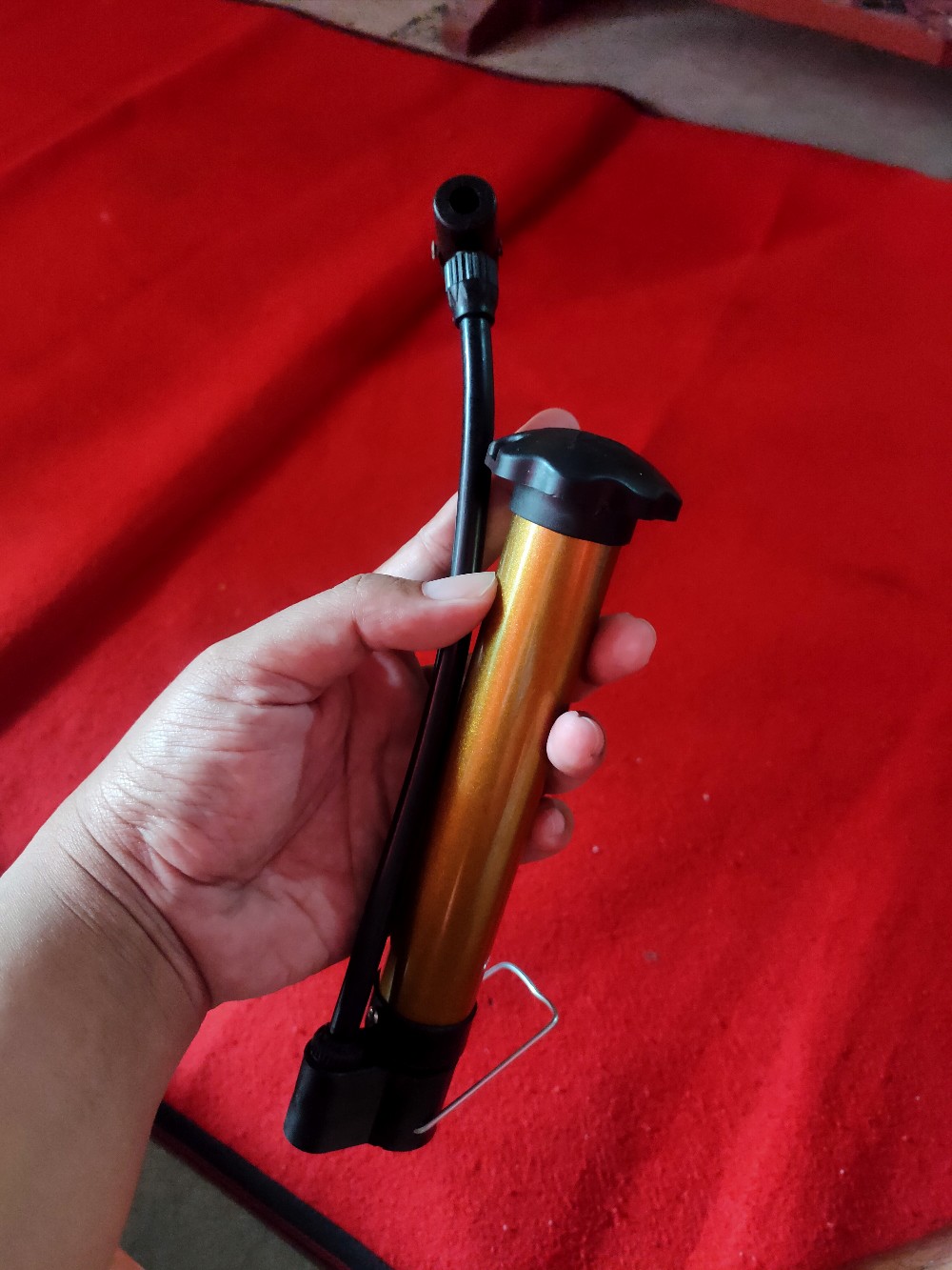 Pompa Angin Ban Sepeda Balon Kasur Bantal Renang Angin Mini Portable