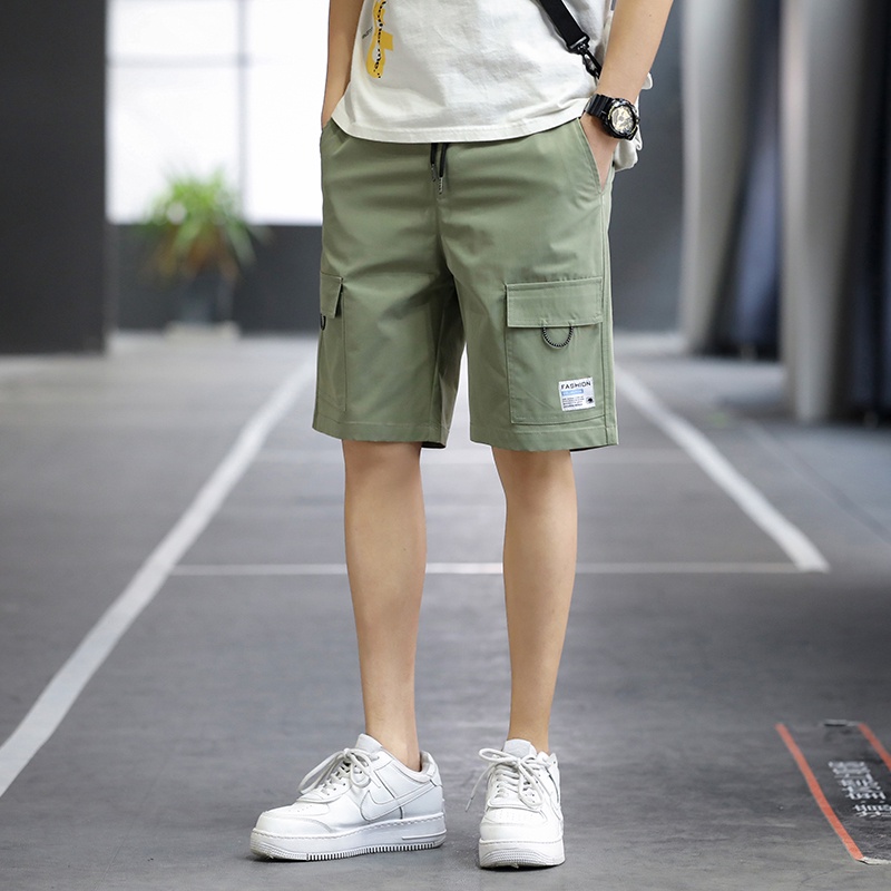 Celana Pendek Pria  Multi-saku Sport Casual Olahraga Santai Sporty Shorts