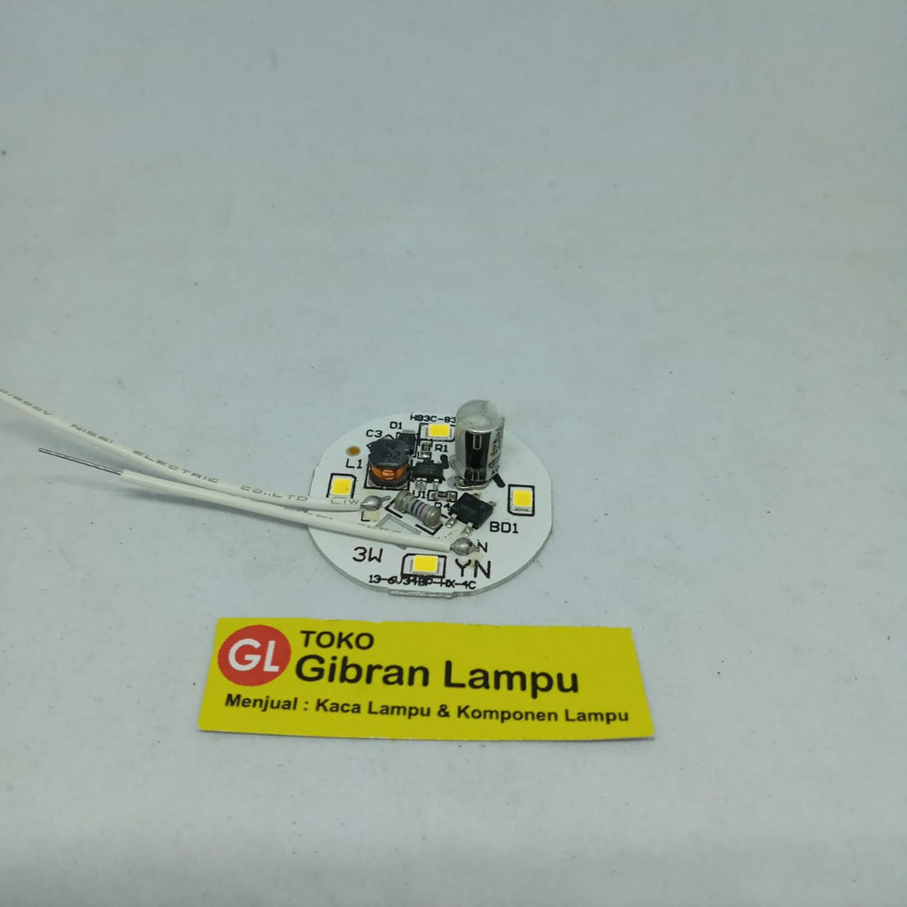 PCB Mata Lampu LED 3w Tanpa Driver - Langsung 220V (BM)