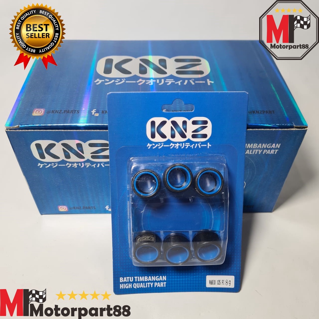 ROLLER ROLER KNZ RACING VARIO 125FI LED 150 GENIO PCX150 8 9 10 11 12g BEAT NEW LED 2020 SCOOPY NEW 2021 SPIN SKYWAVE SKYDRIVE