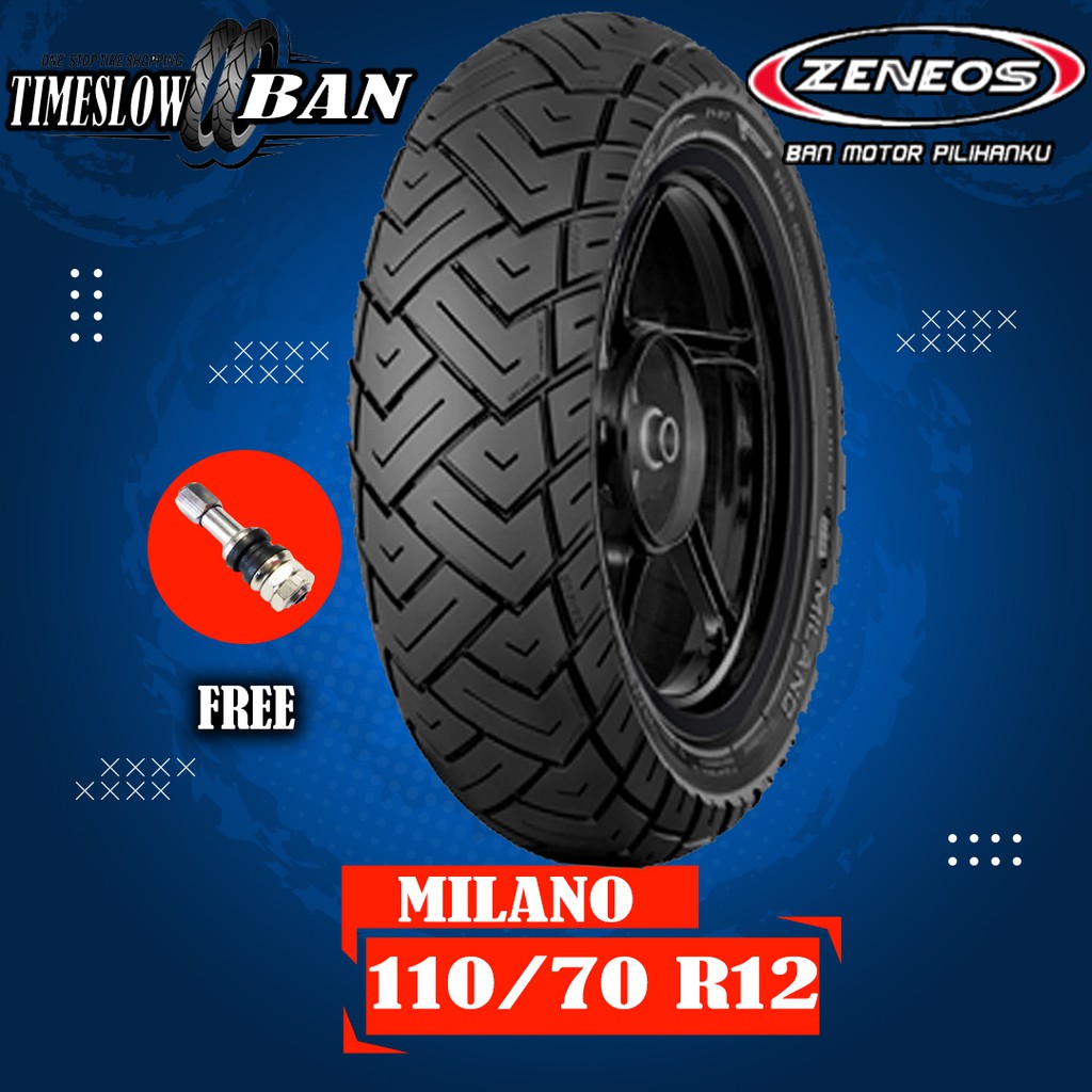Ban Motor VESPA MATIC // ZENEOS MILANO 110/70 Ring 12 Tubeless
