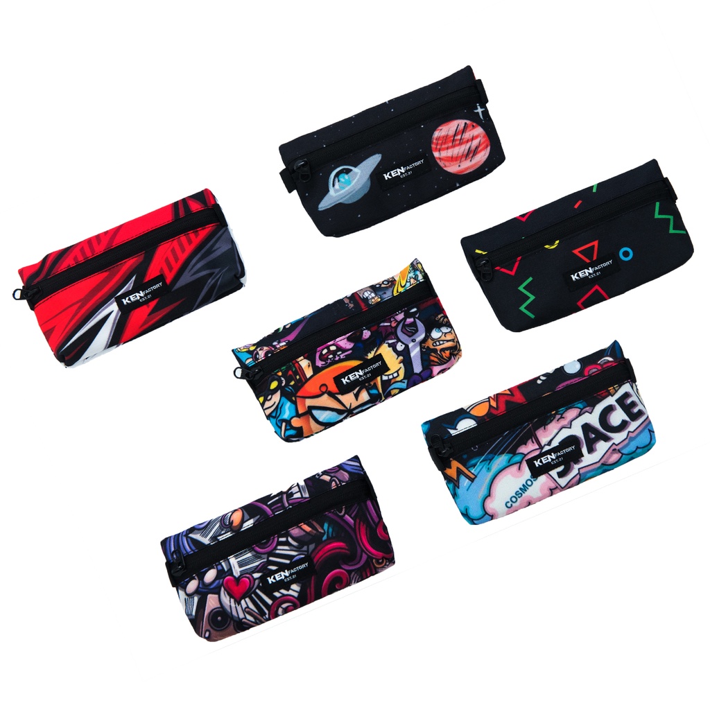 STAND Pencil Case // Tempat Pencil Printing// Mini Pouch // Tempat Pensil Murah - KENFACTORY