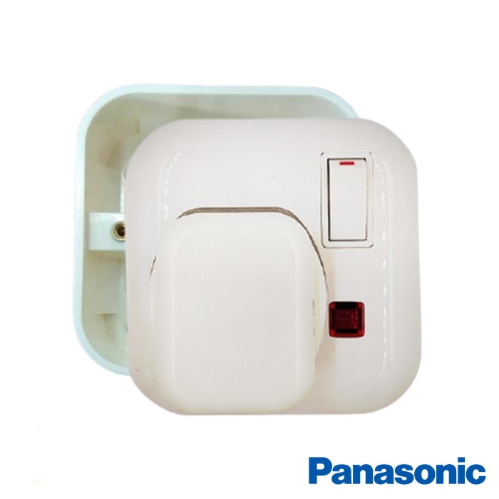 Stop Kontak AC SET WBJ1214 + Steker AC 3K Panasonic outbow