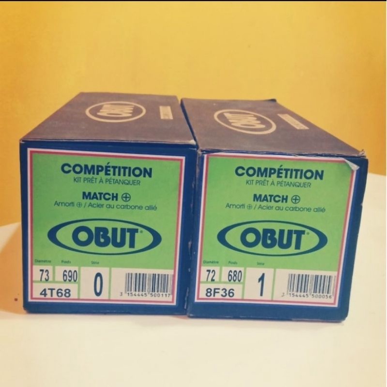 Obut Match + (plus) Petanque Competition Boules - 0