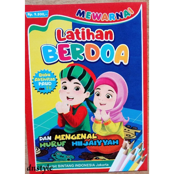 

Buku mewarnai anak belajar doa doa