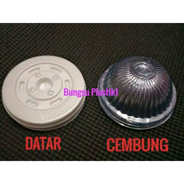 Isi 2000pcs/1 Dus Tutup Gelas Es 12oz 14oz 16oz Cup oz pop es