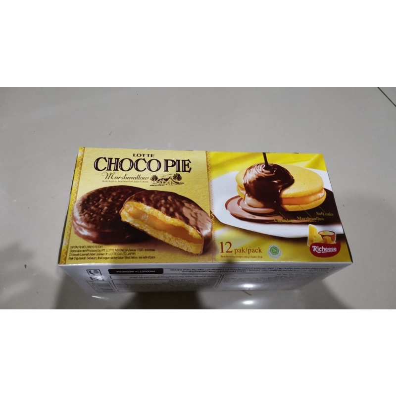 

lotte choco pie keju isi 12