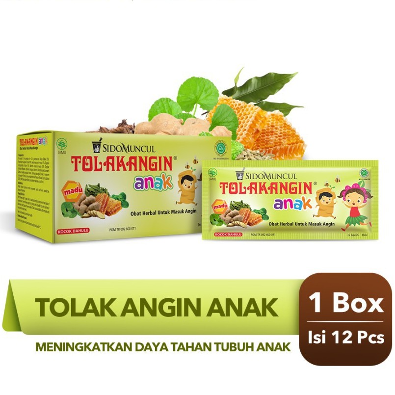 Tolak Angin Anak Cair 1 Box isi 12 Sachet - ORIGINAL