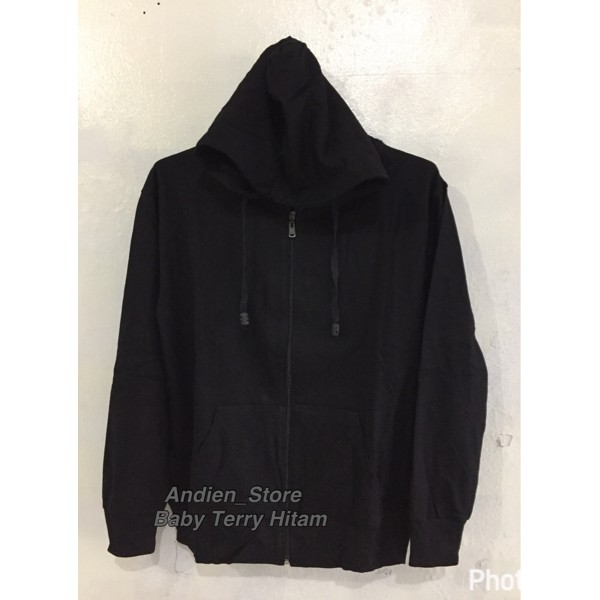 Jaket Polos Sweater Hoodie Zipper Baby Terry