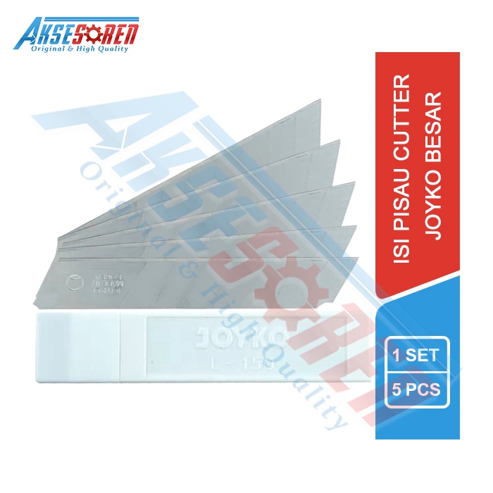 

ISI ULANG CUTTER JOYKO [L-150] / REFILL PISAU CUTER / ISI KATER BESAR / ISI KATTER JOYKO / PERLENGKAPAN KANTOR