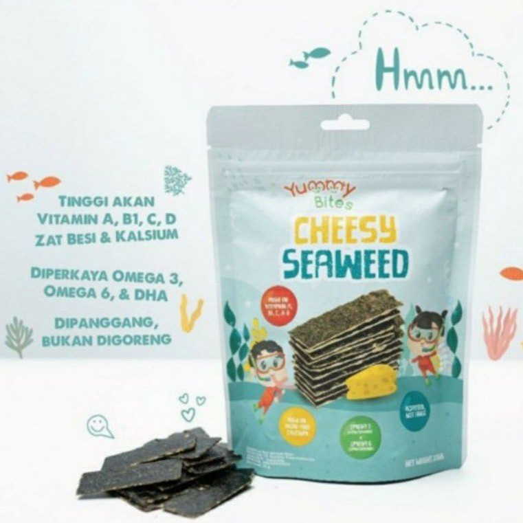 Yummy Bites Cheesy Seaweed 20gr