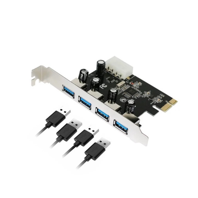 NETLINE PCI Express USB 3.0 4 Port PciE Express Card