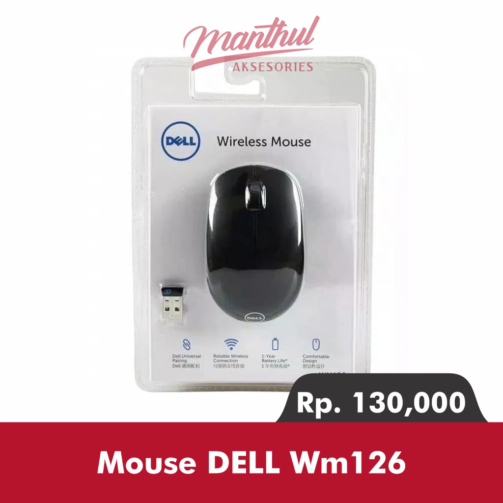 MOUSE DELL WM126 WIRELESS MOUSE