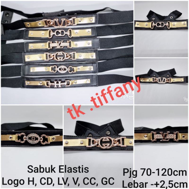 READY GROSIR 12PIC SABUK MUTIARA/ BELT KEPALA EMAS WANITA