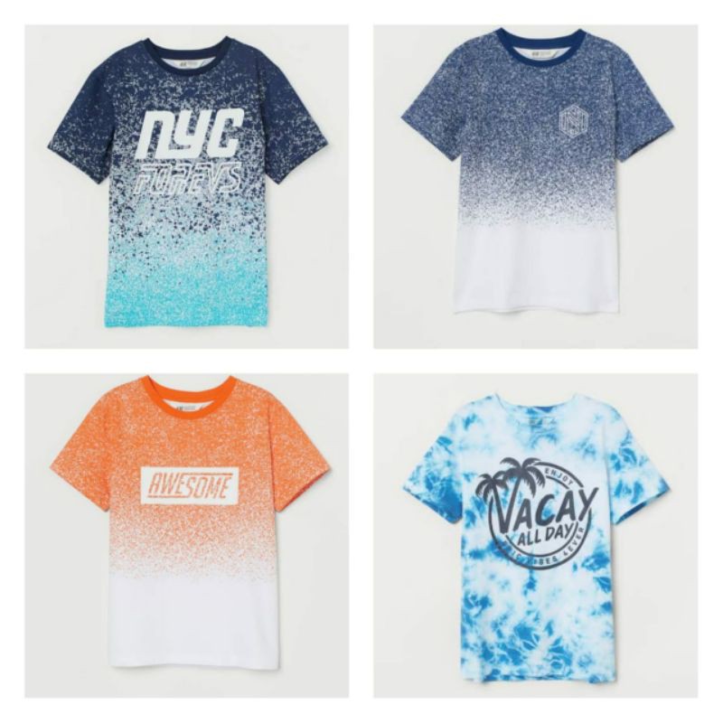 kaos anak laki-laki HM junior