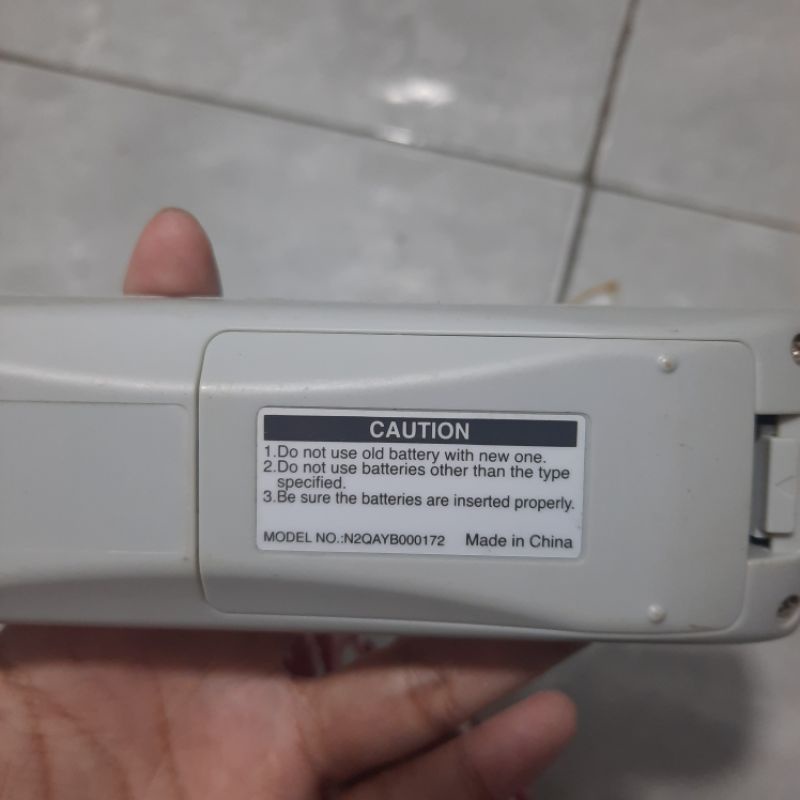 REMOTE REMOT PROYEKTOR PROJECTOR PANASONIK N2QAYB000172 ORIGINAL ASLI