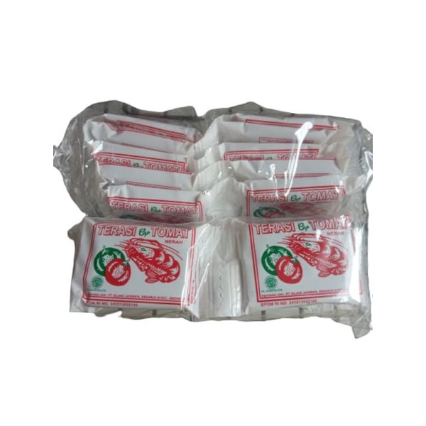 

Terasi Udang Cap Tomat 1 renceng isi 10 sachet