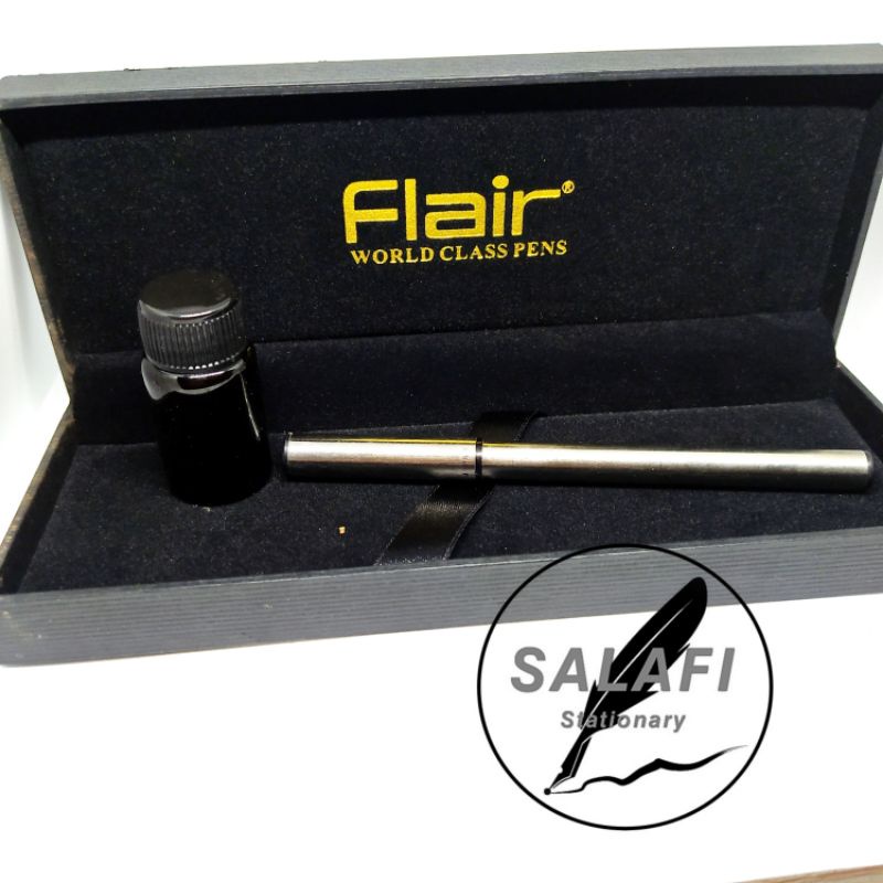 

Pulpen penulisan ijazah raport siswa Satu set fountain pen kaligrafi japan nib 1 Mm kalam tinta isi hitam