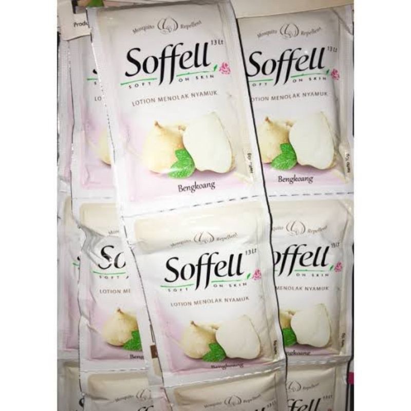 SOFFELL SACHET / LOTION ANTI NYAMUK / MENJAGA KULIT TUBUH /BENGKOANG