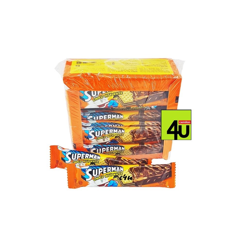 

Promo Superman Wafer Salut Cokelat Susu 20x10g terlaris