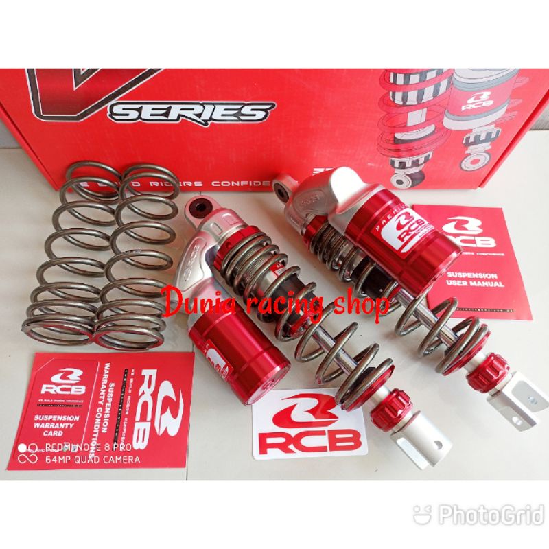 Shock RCB VS Series Nmax New Nmax Old PCX ADV AEROX 155 New AEROX CONNECTED Klik Rebond 305MM 330MM Shock RCB VS Premium Black Series Original RCB