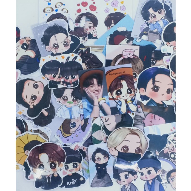 

(35pcs)Sticker Chibi Jungkook Cute Only Jungkook Stiker jungkook