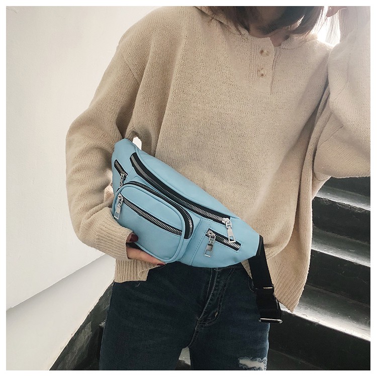 Grosir - T339 Tas Waistbag Unisex / Tas Wanita &amp; Pria / Slingbag / TasSlempang Unisex / Import Batam