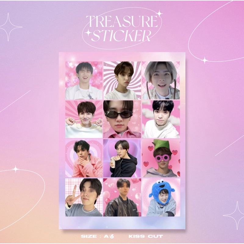 

TREASURE FANMADE HOLOGRAM PHOTO STICKER [re-edition]