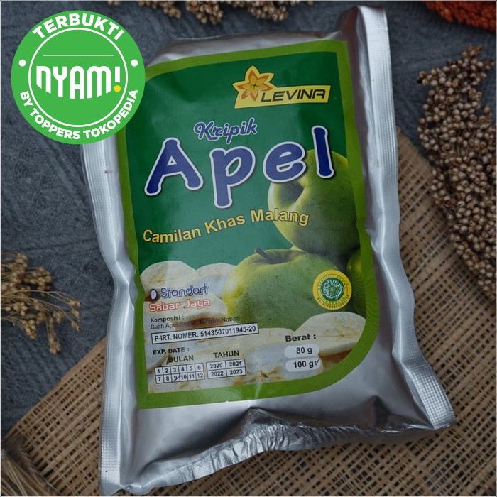 

Keripik Apel standart 100 gram kripik buah Malang