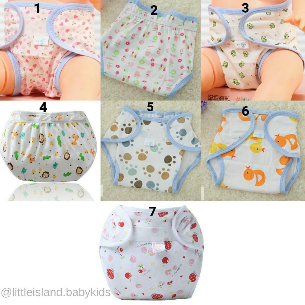 LID079 Cloth Diapers (Popok Kain Bayi/ Training Pants) Cotton