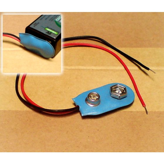 Kancing Baterai batre 9V Soket Batere Kotak Battery Socket 9V / kancing batre kotak 9V