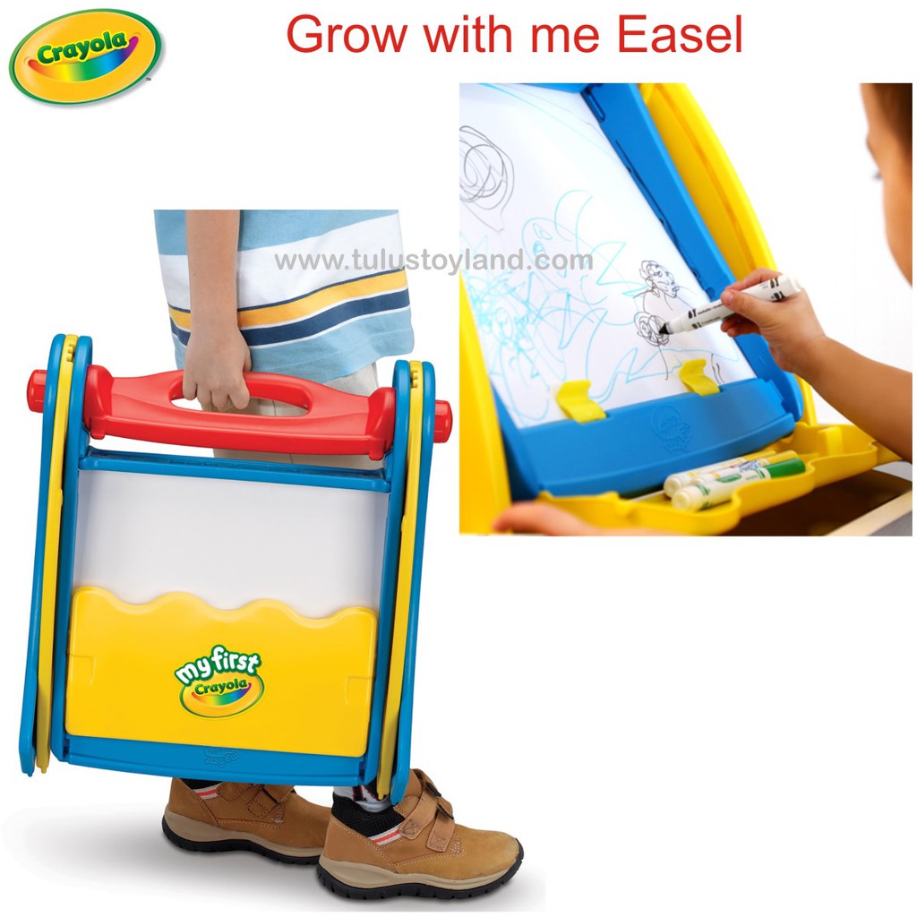 Crayola Grow with Me Easel Papan Gambar Tulis Anak