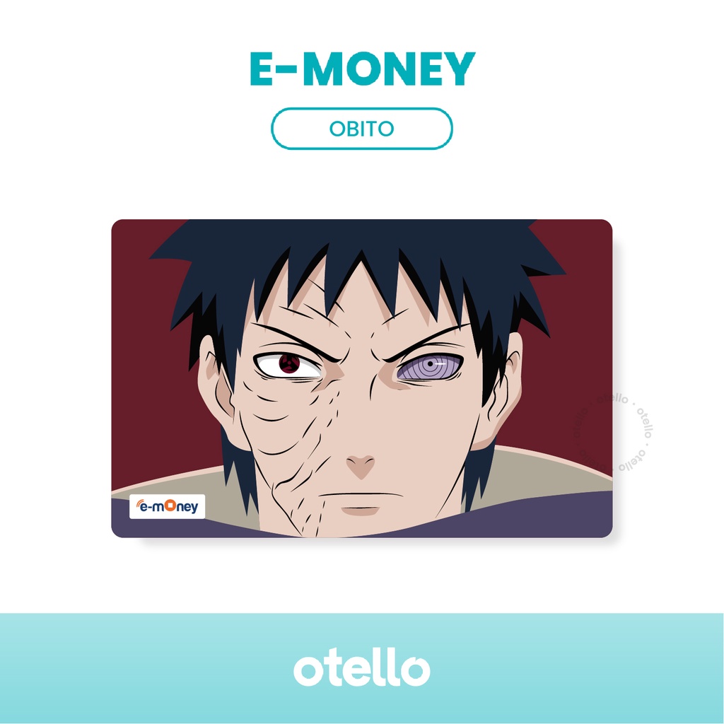 Kartu eMoney Naruto Itachi Obito Pain e-Money Card Anime Jepang eToll Mandiri