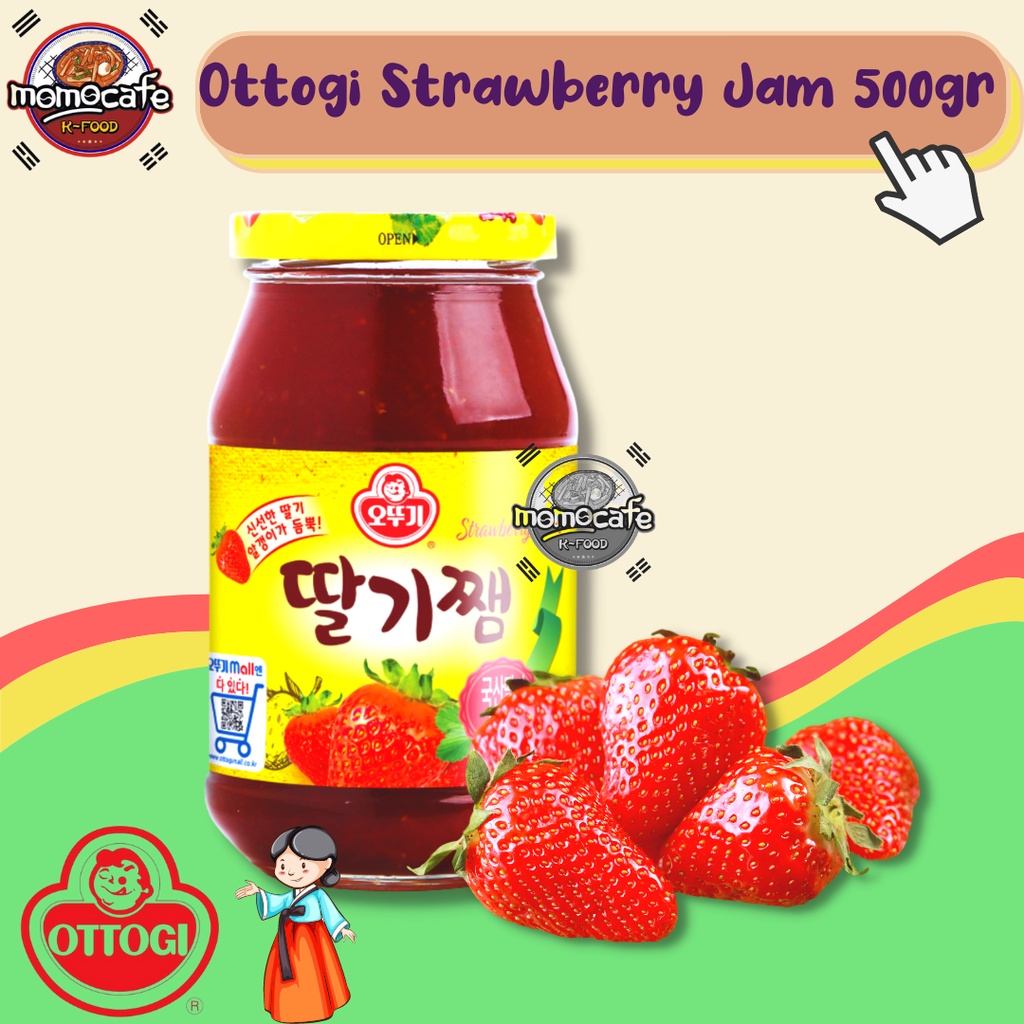 

Ottogi Strawberry Jam Selai Strawberry Korea 500gr