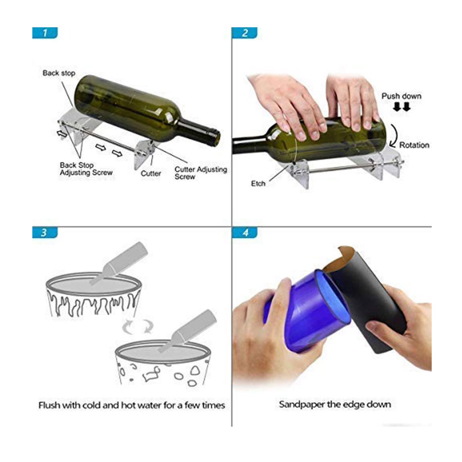 ORIGINAL Cutter DIY Tool Alat Pemotong Botol Kaca Glass Bottle Cutter