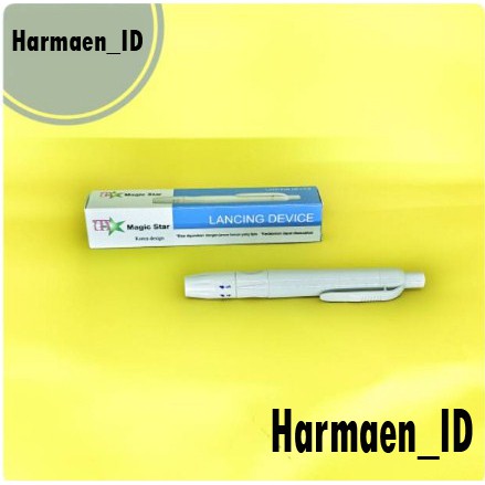 PEN LANCET MAGIC STAR/ LANCING DEVICE /Lancet Device /Pen Lancet Bekam - Lancing Device Magic Star