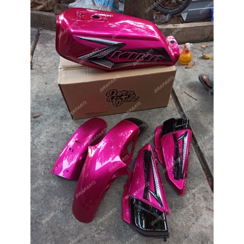 Body set yamaha Rx king warna pink 2008