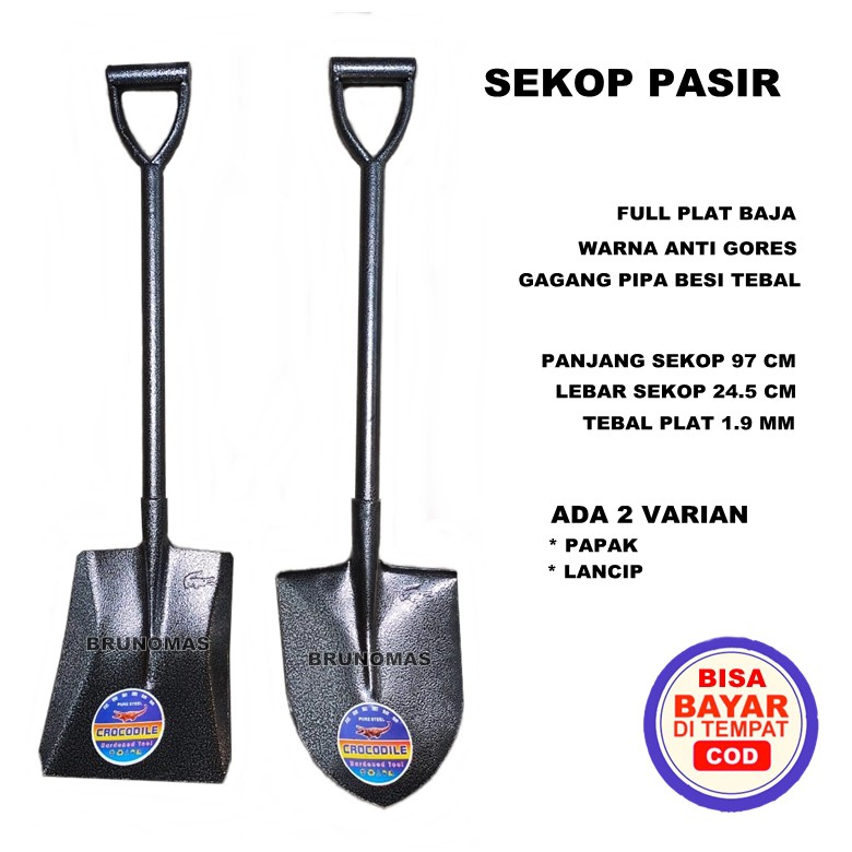 Sekop Pasir Crocodile - Skop full baja